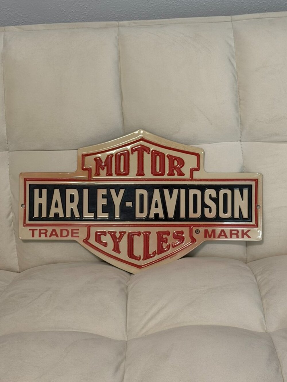 Harley-Davidson Bar & Shield Metal Sign Ande Rooney 2012 Vintage Style
